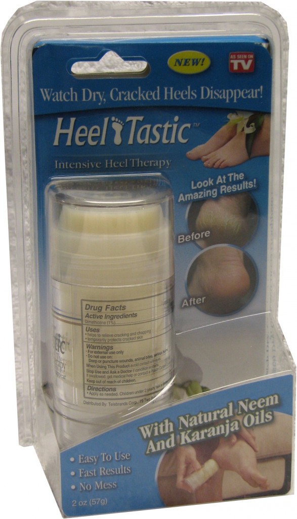 Heel-Tastic has a solution to your dry and cracked heels that doesn't involve shaving or sanding. It features natural Neem and Karanja Oils
