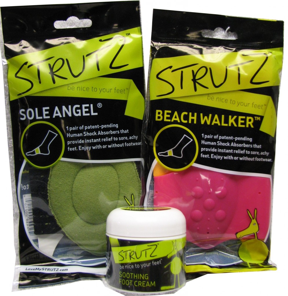 If you're wearing Strutz Sole Angels you'll notice reduced heel, arch and ball of foot pain caused by flat feet. Something Many of us suffer from.