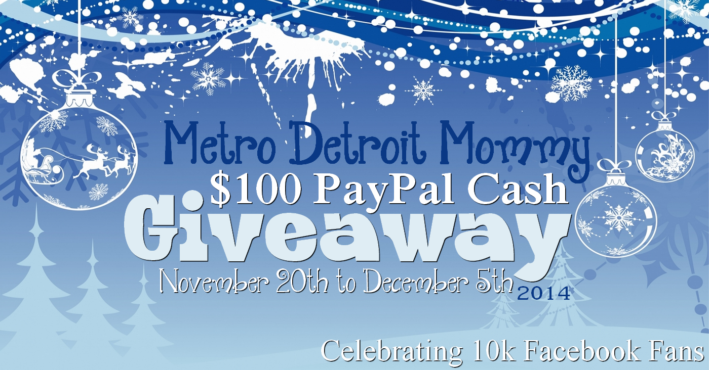 Lets Celebrate Metro Detroit Mommy 100 PayPal Cash Giveaway This