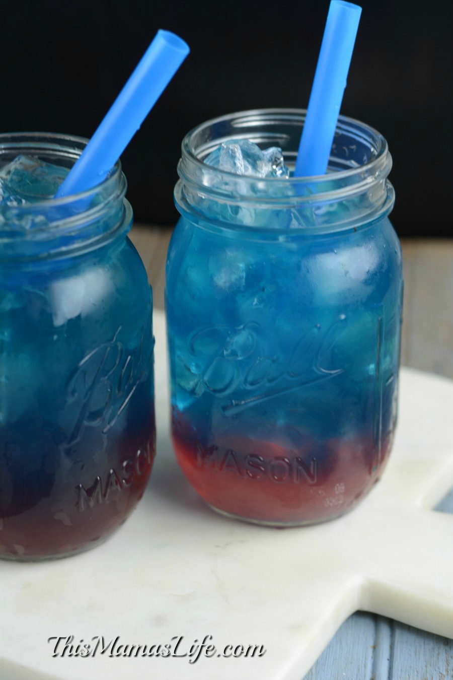 Captain America Civil War Inspired Juice Drink - This Mama's Life