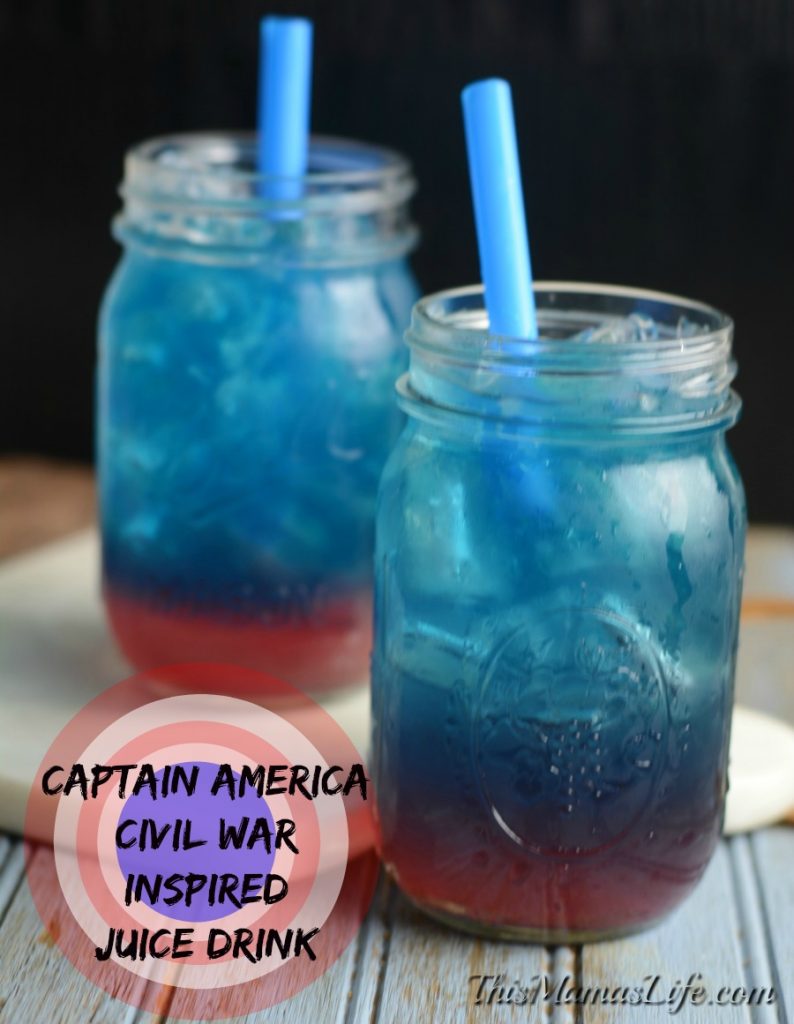 Captain America Inspired Drink 1