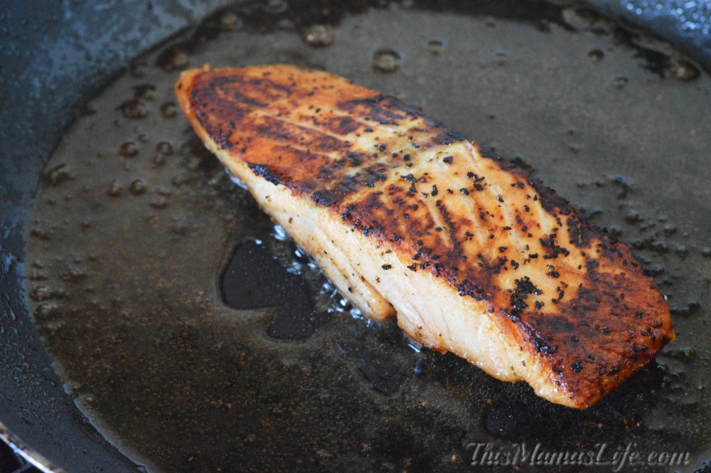 Simple way to make Blackened Lemon Pepper Salmon in a Pan