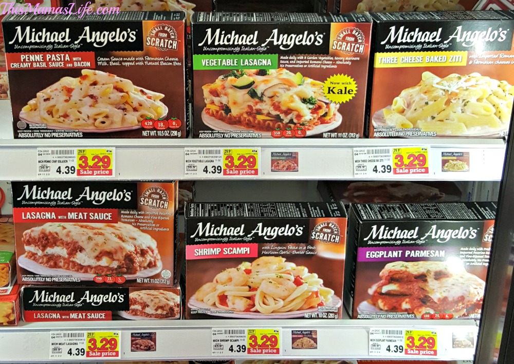 Michael Angelo's also has individual serving sizes - which would be perfect for a single person, or someone who's wanting a "Small Batch from Scratch" meal!