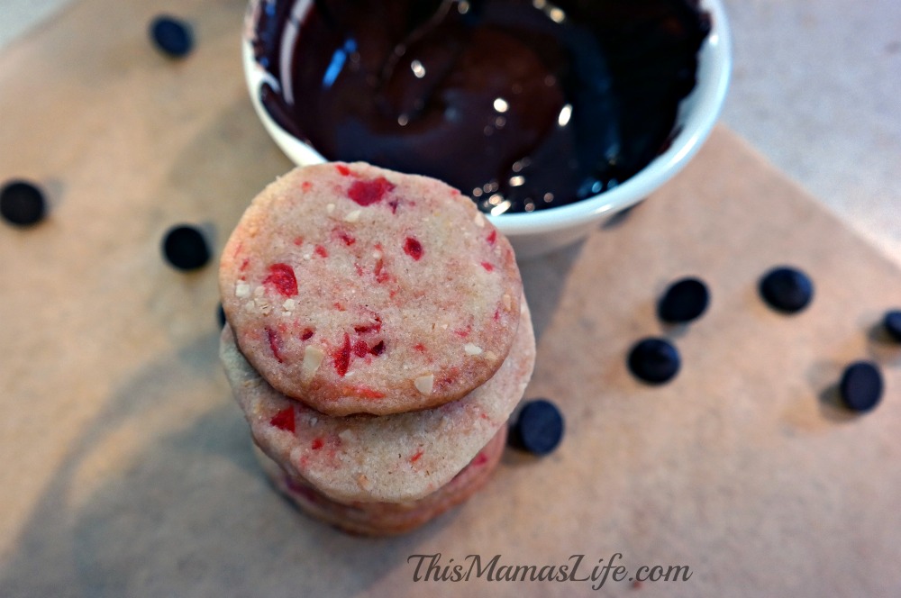 Cherry Almond Dark Chocolate Refrigerator Cookies 2