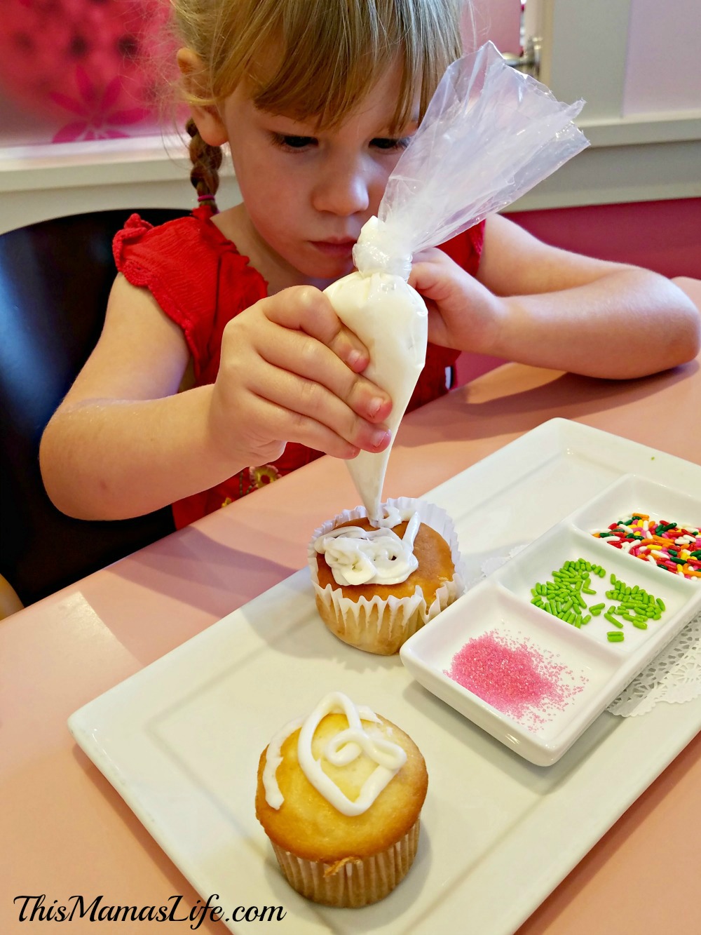 American Girl Bistro Cupcake Decoration