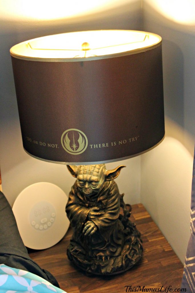 bronze yoda lamp