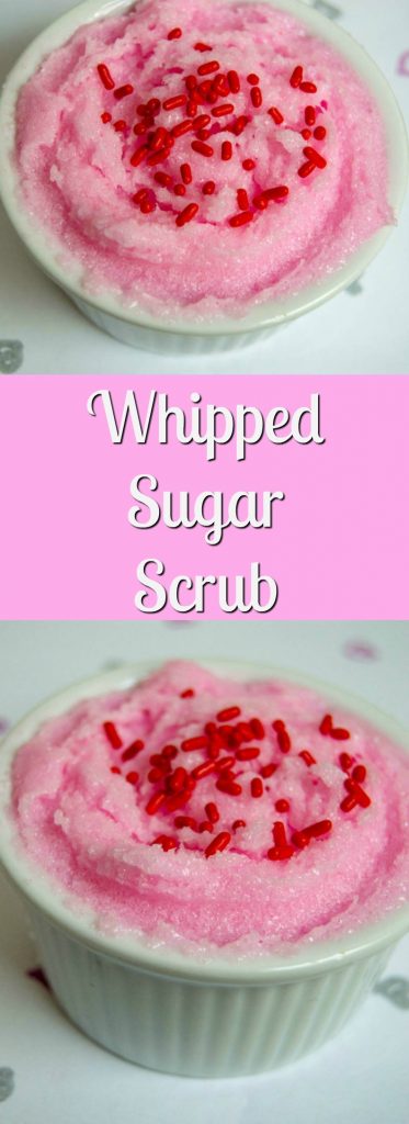 Make Whipped Sugar Scrub with only 3 ingredients
