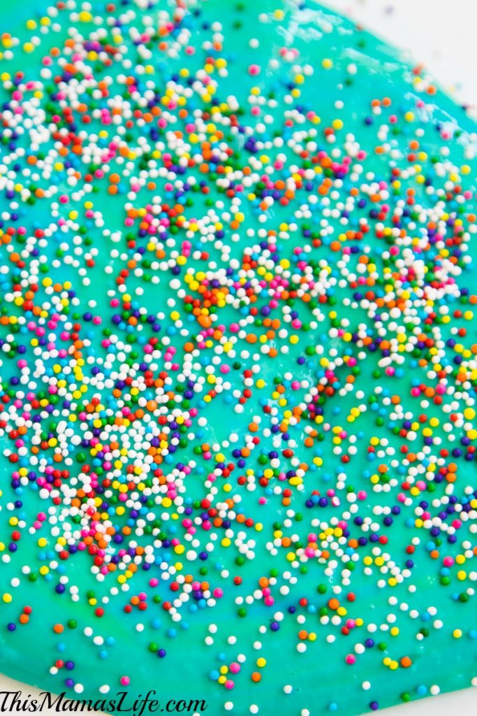 Easy Peasy Teal Sprinkle Slime