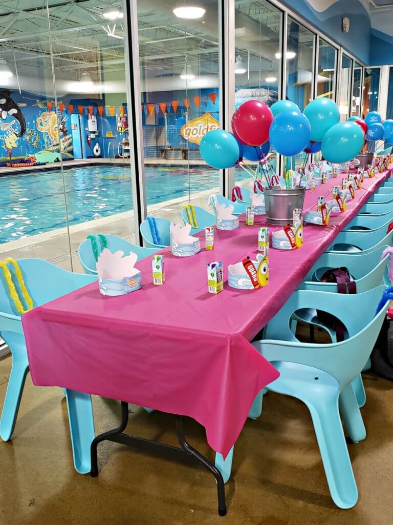 goldfish swim birthday parties