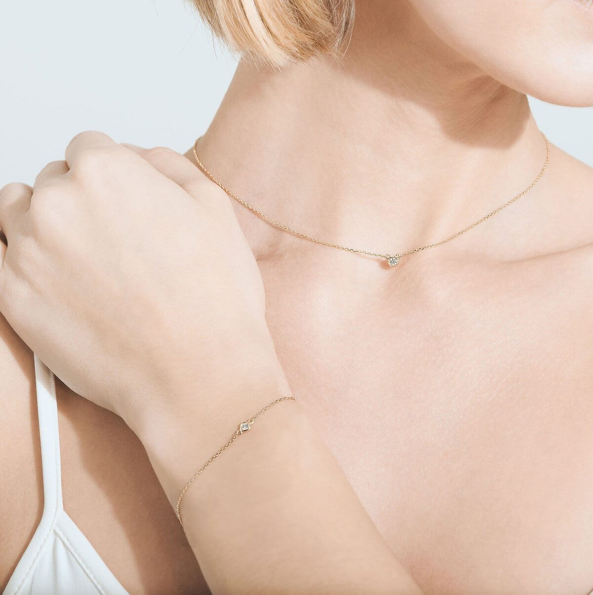Bezel Bundle - Necklace and Bracelet AURate